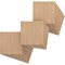 Ekena Millwork 11 3/4W x 11 3/4H x 3/8T Wood Hobby Boards, Hickory, 25PK HBW12X12X375DHI - alternate 1